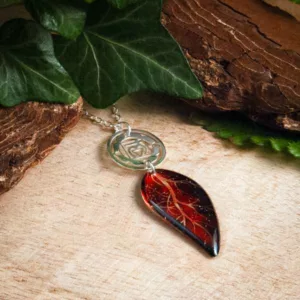 Ras de cou chakra rouge et aile de fée