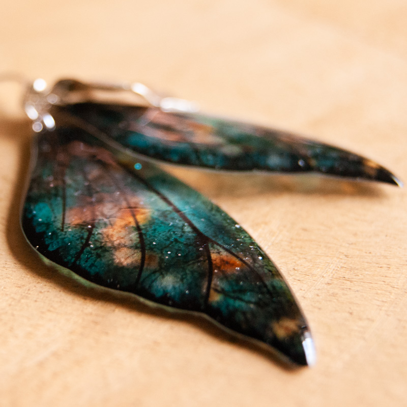 Détail des ailes de la fée Sylmeria – Danse des Lucioles