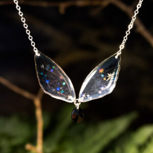 collier ailes de fée holographiques Cléophée
